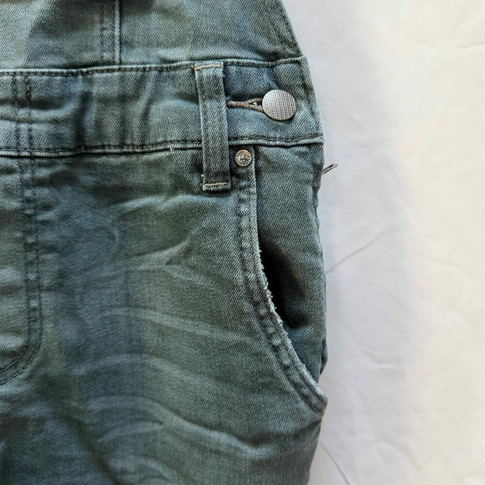 Free People Bohemian Faded Blue Overalls Sz 27 - Picture 3 of 13